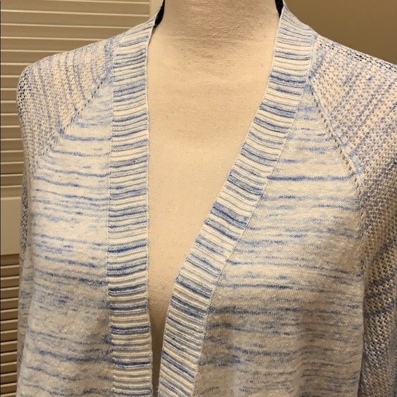Talbots Space Dyed Cardigan in Blue - Picture 2 of 9